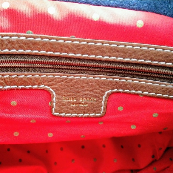 NWT Kate Spade Charlie Wool Shoulder Bag - Picture 8 of 8